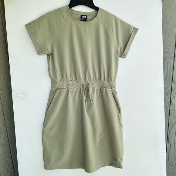 THE NORTH FACE Women’s Never Stop Wearing Dress Sage Green - SZ M - Picture 3 of 5